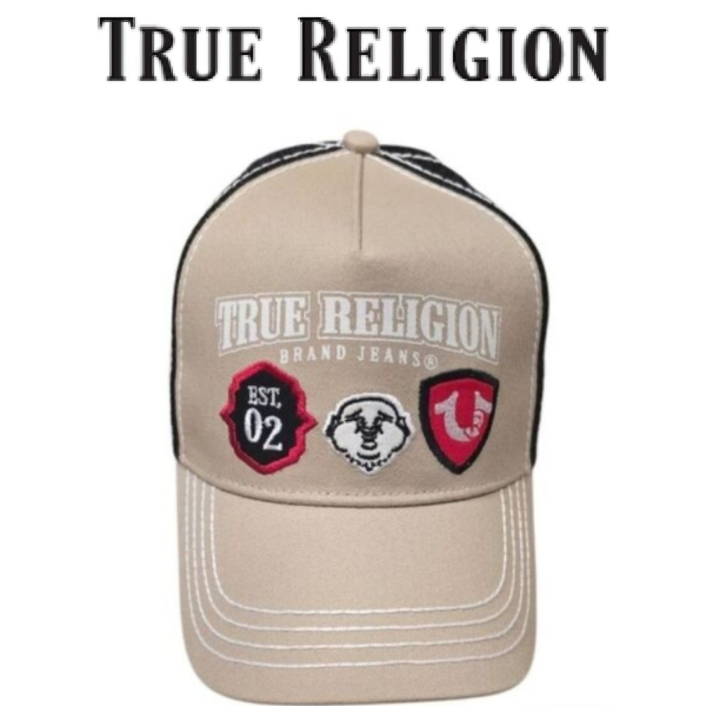 True Religion Buddha Logo Trucker Hat